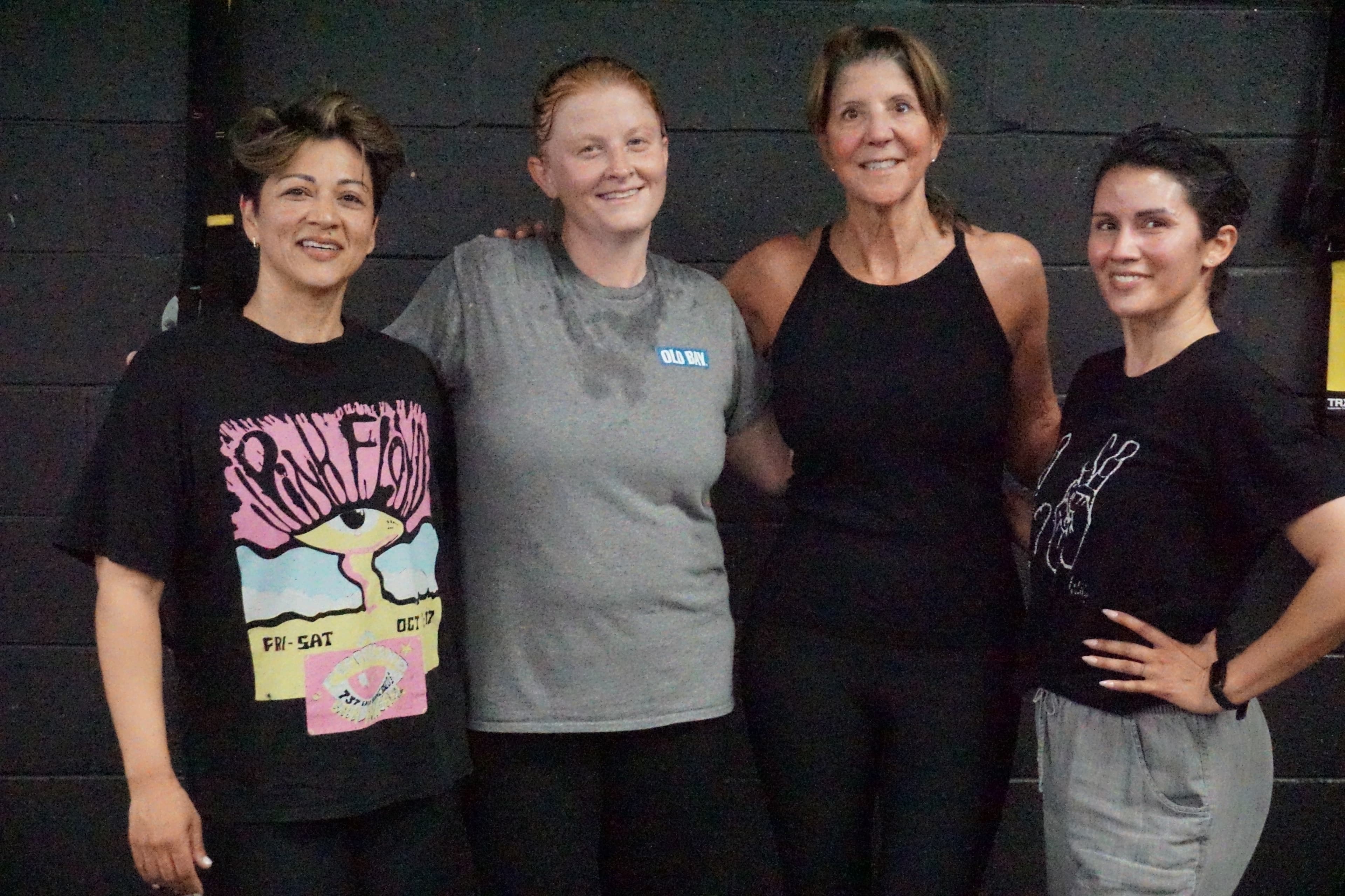 EA Fit Club members training in a group personal training class in Cockeysville, MD