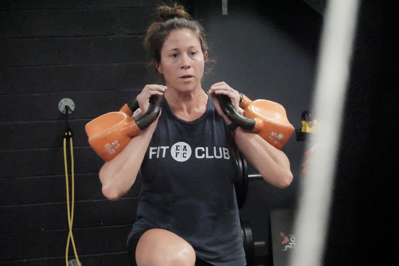 EA Fit Club member training during a small-group class in Cockeysville, MD